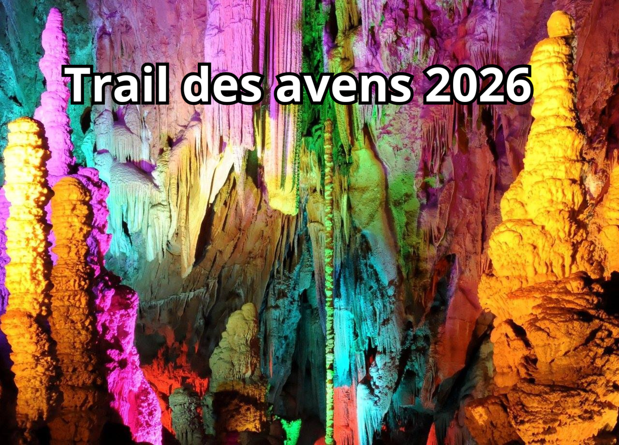 trail-des-avens-2026.png Intérieur de la grotte de la Salamandre colorée pour illustrer le trail des Avens 2026